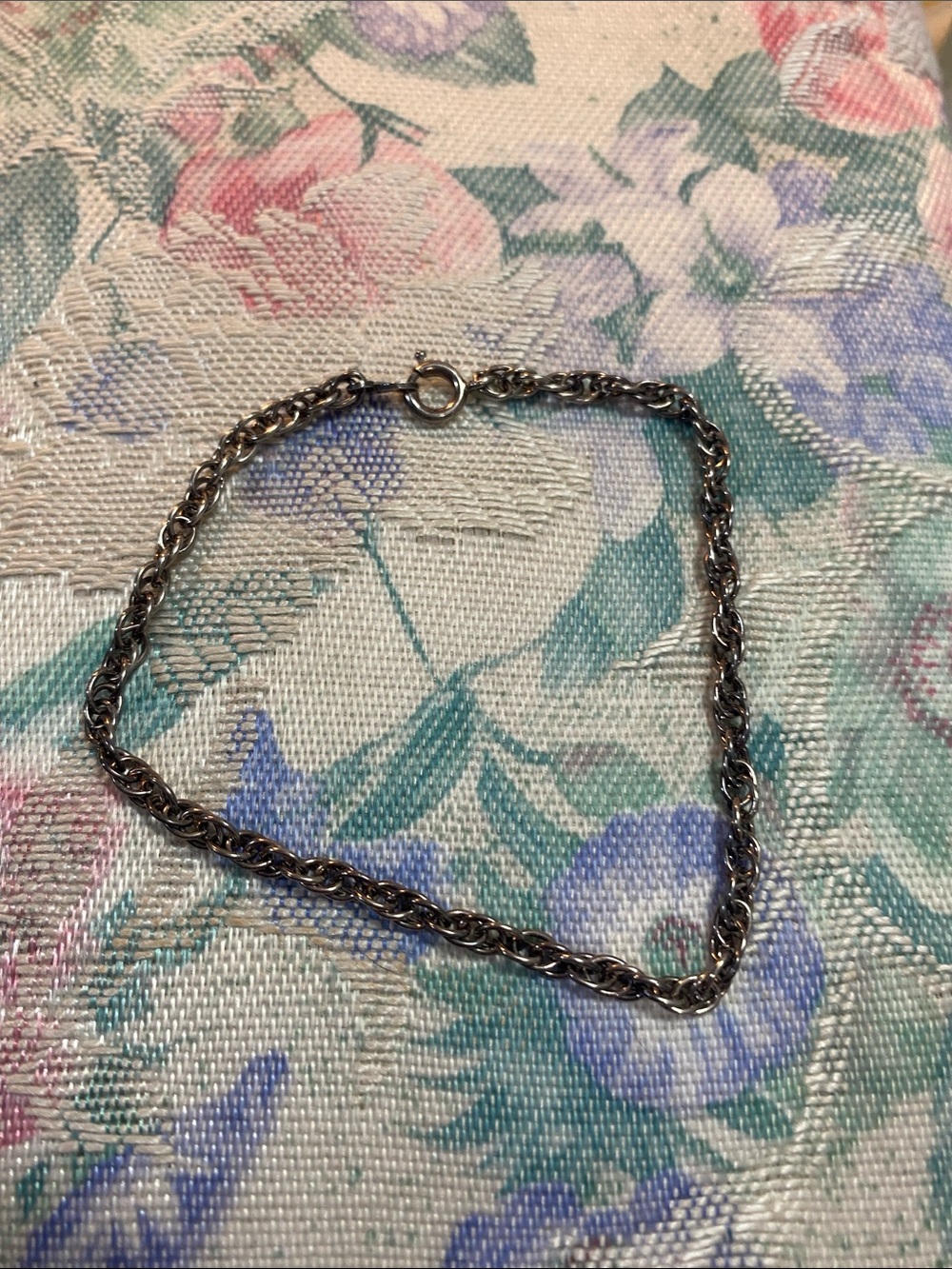 7.5 inch silver chain stamped .925 silver (3.53g)